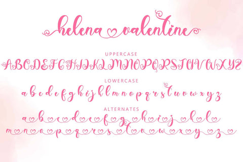 Helena Valentine Font Prasetya Letter 