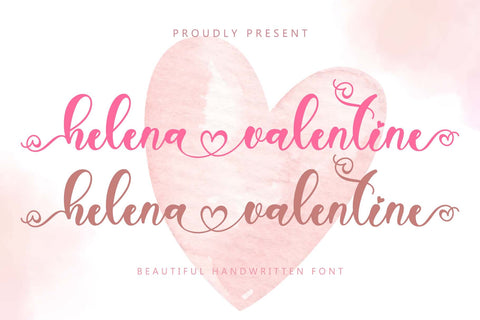 Helena Valentine Font Prasetya Letter 
