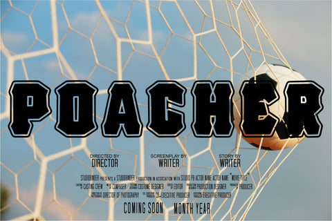 Hell Forge College Font Dm Letter Studio 