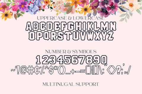 Hell Forge Outline Font Font Dm Letter Studio 