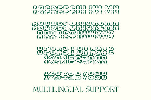 Hell Forge Stacked Monogram Font Font Dm Letter Studio 