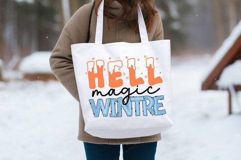 Hell magic winter PNG Design Sublimation Designangry 