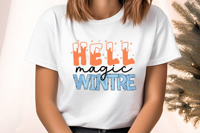 Hell magic winter PNG Design Sublimation Designangry 