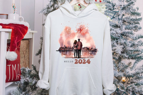 Hello 2024, New Year Sublimation Design SVG CraftLabSVG 