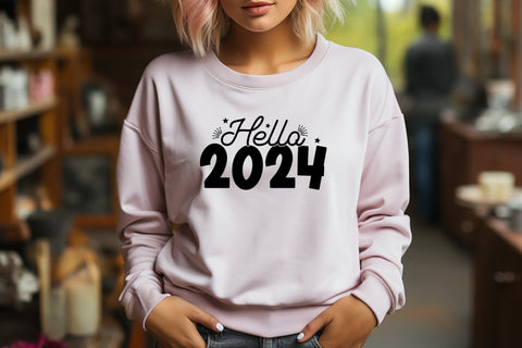 Hello 2024, New Year SVG Design SVG CraftLabSVG 