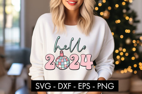 Hello 2024 SVG Cut File SVG Freeling Design House 