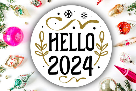 Hello 2024 Svg Design SVG Regulrcrative 
