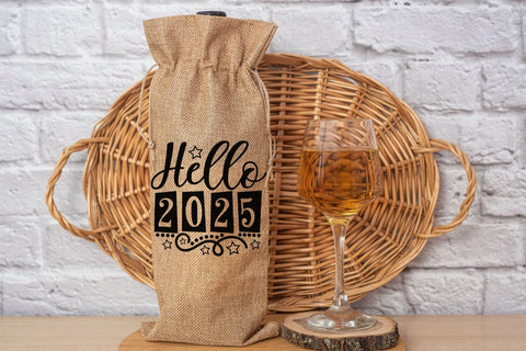 Hello 2025| New Years 2025 SVG Cutting Files. SVG CosmosFineArt 