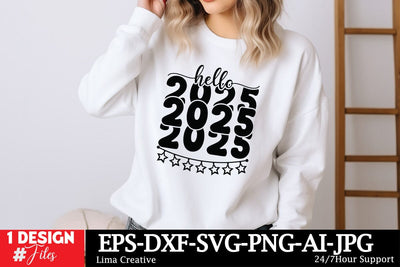 Hello 2025 SVG Cut File, New Year SVG Qutes, New Year Sublimation,New Year Sublimation Qutes,Happy New Year 2025 SVG Insomnia Std 