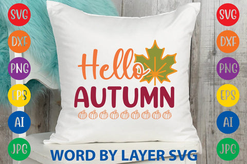 Hello Autumn SVG DESIGN SVG Rafiqul20606 