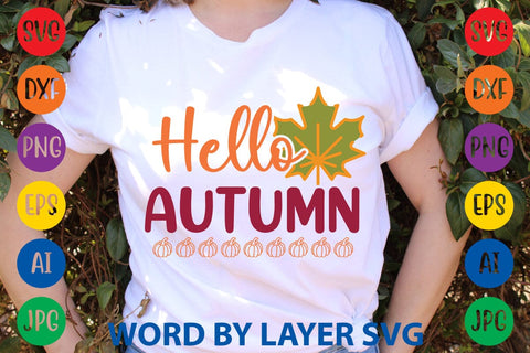 Hello Autumn SVG DESIGN SVG Rafiqul20606 