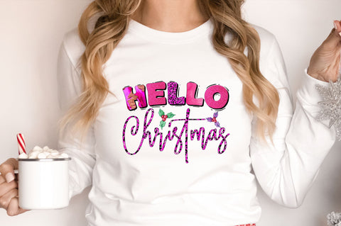 Hello Christmas png design Sublimation Regulrcrative 