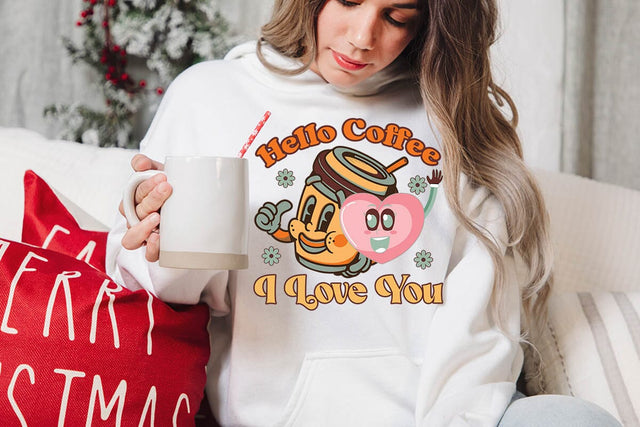 Hello Coffee I Love You SVG Angelina750 