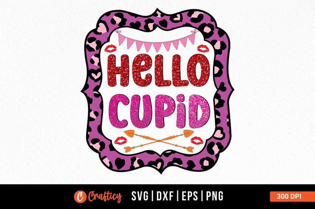 Hello cupid PNG Design - So Fontsy