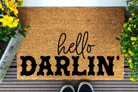 Hello Darlin' Cut File Sublimation Pickled Thistle Creative 