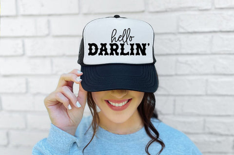 Hello Darlin' Cut File Sublimation Pickled Thistle Creative 
