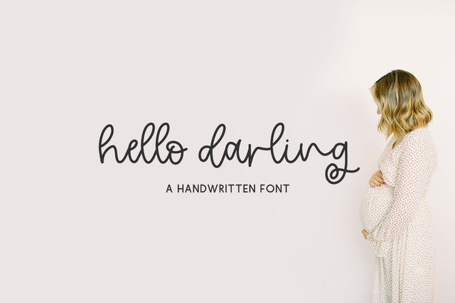 Hello Darling Script Font Beck McCormick 