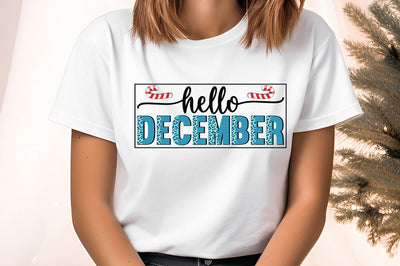 Hello december PNG Design Sublimation Designangry 