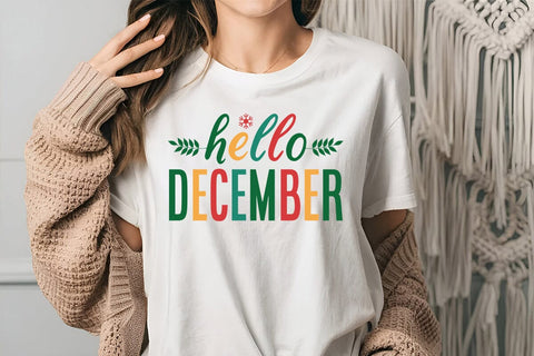 hello december SVG Angelina750 
