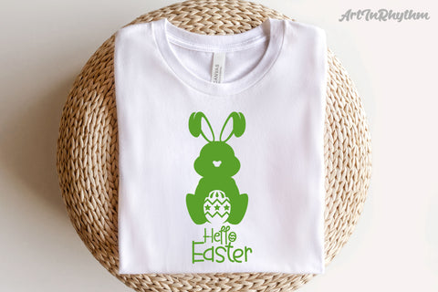 Hello Easter Bunny svg SVG Artinrhythm shop 