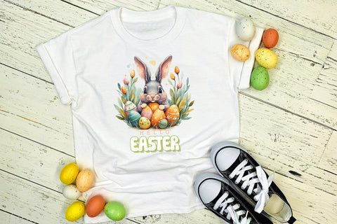 Hello Easter PNG Sublimation Design Sublimation CraftLabSVG 
