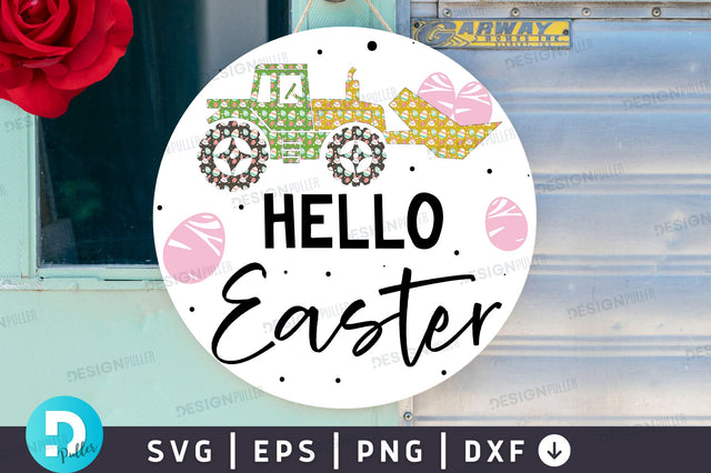 Hello easter Svg Design SVG Regulrcrative 