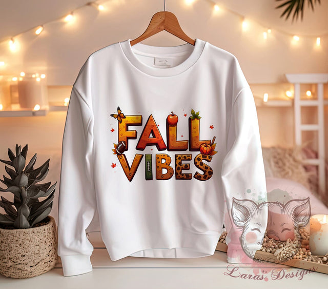 Hello Fall, Fall Vibes, Pumpkin PNG, Autumn Decor, Fall Clipart, Digital Download, Sublimation Design, Harvest Art Sublimation Lara' s Designs 