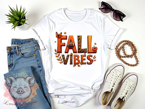 Hello Fall, Fall Vibes, Pumpkin PNG, Autumn Decor, Fall Clipart, Digital Download, Sublimation Design, Harvest Art Sublimation Lara' s Designs 