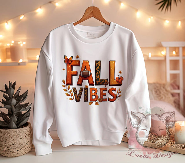 Hello Fall, Fall Vibes, Pumpkin PNG, Autumn Decor, Fall Clipart, Digital Download, Sublimation Design, Harvest Art Sublimation Lara' s Designs 