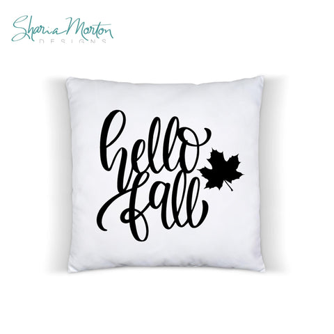 Hello Fall in Bouncy Script SVG Sharia Morton Designs 