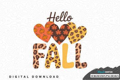 Hello fall sublimation png design Sublimation Regulrcrative 