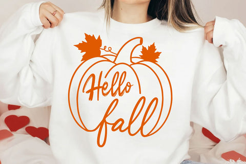 Hello Fall SVG, Autumn SVG, Thanksgiving SVG SVG SVG Studio 