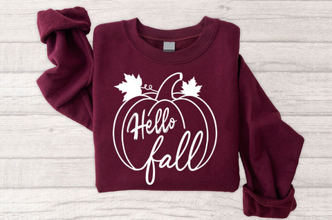 Hello Fall SVG, Autumn SVG, Thanksgiving SVG SVG SVG Studio 