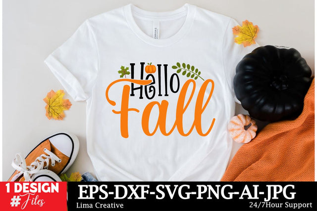 Hello Fall SVG Cut File SVG Insomnia Std 