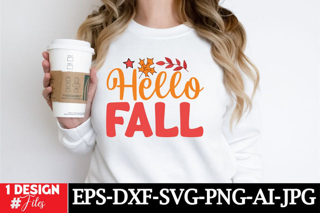 Hello Fall SVG Cut File SVG Insomnia Std 