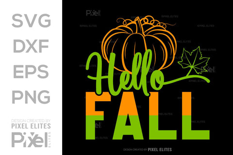 Hello Fall SVG Thanksgiving Bundle Happy Autumn Hello Fall Thanksgiving Quote PET 00922 SVG ETC Craft 