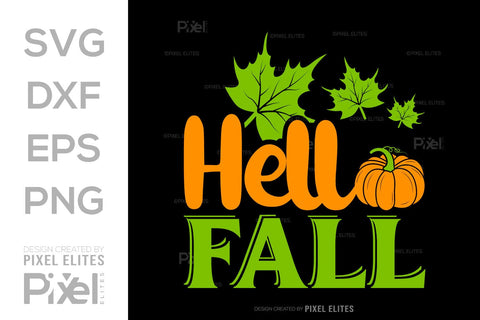 Hello Fall SVG Thanksgiving Bundle Happy Autumn Hello Fall Thanksgiving Quote PET 00922 SVG ETC Craft 