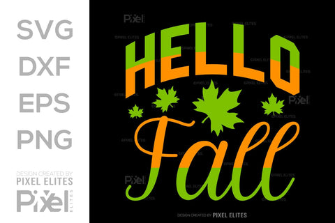 Hello Fall SVG Thanksgiving Bundle Happy Autumn Hello Fall Thanksgiving Quote PET 00922 SVG ETC Craft 