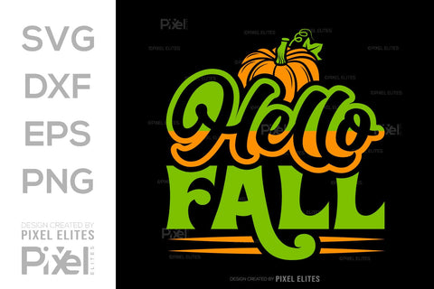 Hello Fall SVG Thanksgiving Bundle Happy Autumn Hello Fall Thanksgiving Quote PET 00922 SVG ETC Craft 