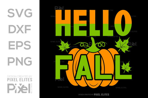 Hello Fall SVG Thanksgiving Bundle Happy Autumn Hello Fall Thanksgiving Quote PET 00922 SVG ETC Craft 