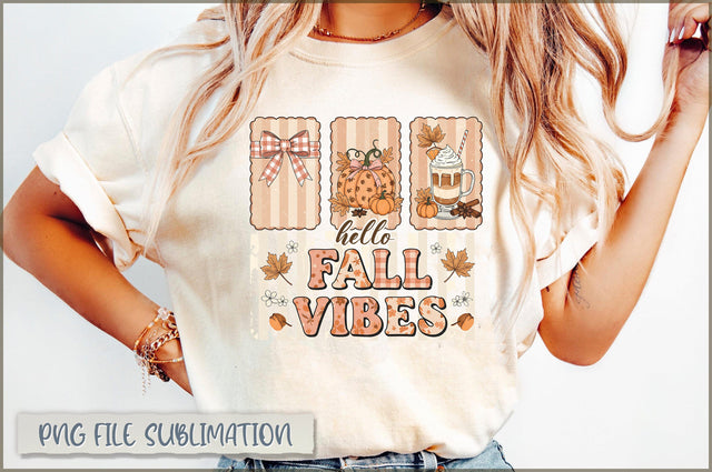 Hello Fall Vibes Sublimation Sublimation Shetara Begum 