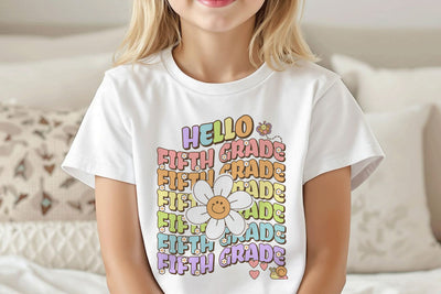 Hello Fifth Grade Sublimation Design Sublimation BijouBay 