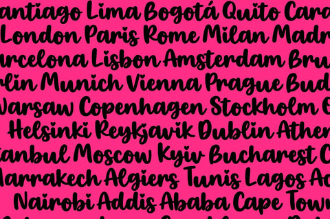 Hello Girly Font Studio Natural Ink 