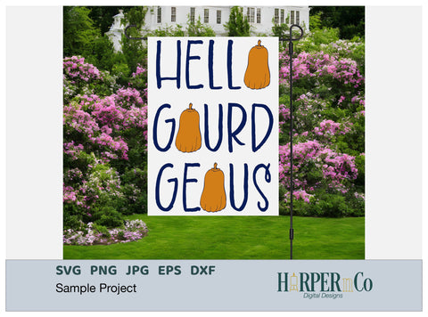 Hello Gourd Geous SVG PNG Cut EPS File SVG HarperNCo 