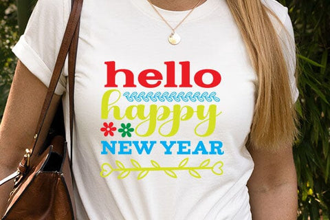 hello happy new year SVG Angelina750 