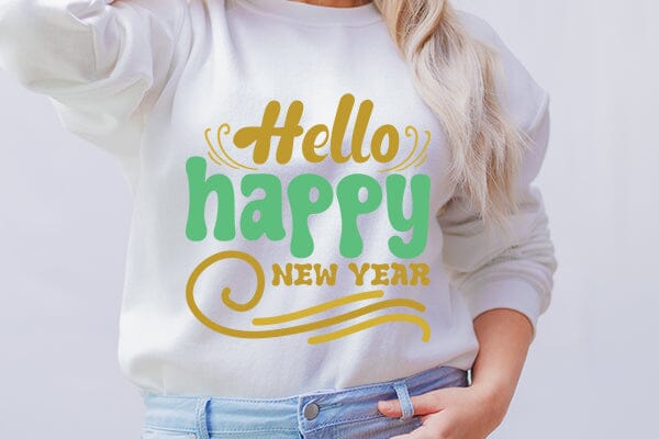 hello happy new year SVG Angelina750 