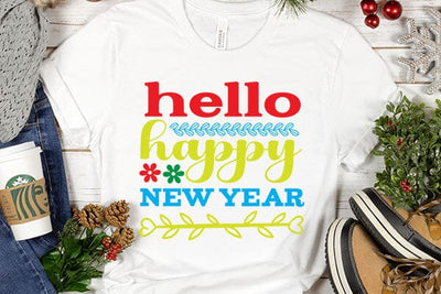 hello happy new year SVG Angelina750 