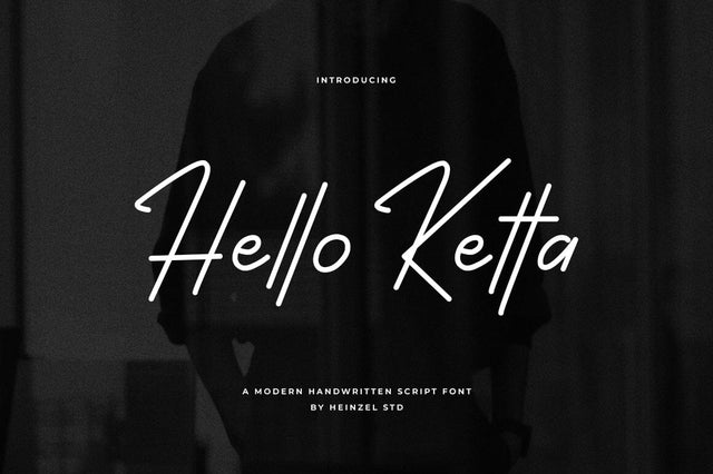 Hello Ketta Handwritten Font Font Heinzel Studio 