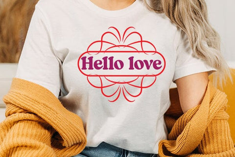 Hello love SVG Angelina750 