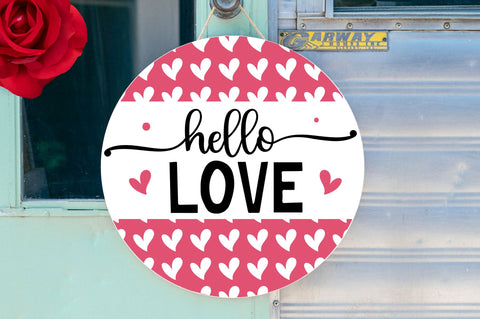 Hello love Svg Design SVG Regulrcrative 